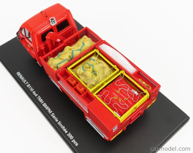 Alerte Renault B110 4x4 Truck Tmh Bmpm Sapeurs Pompiers Marines Marselle 1998 1:43 Red