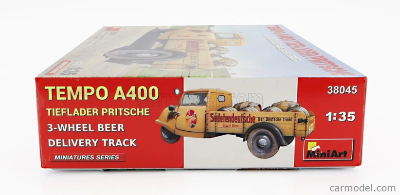 Miniart Tempo A400 Lieferwagen 3-wheels Beer Delivery Truck 1962 1:35 /