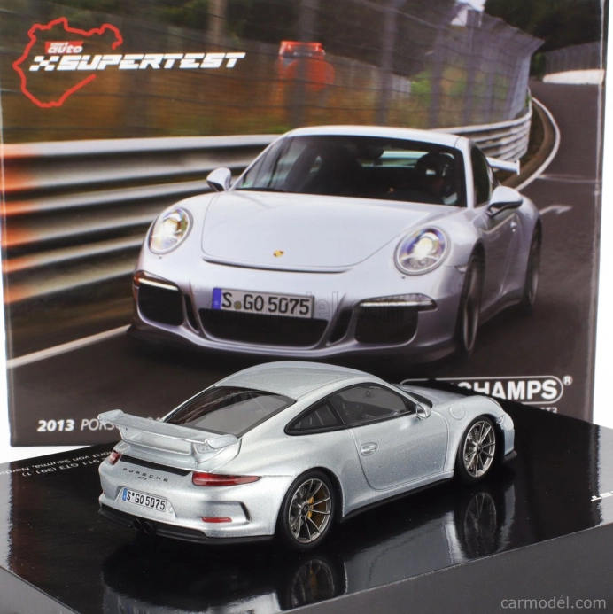 Minichamps Porsche 911 991 Gt3 Coupe 2012 1:43 Silver