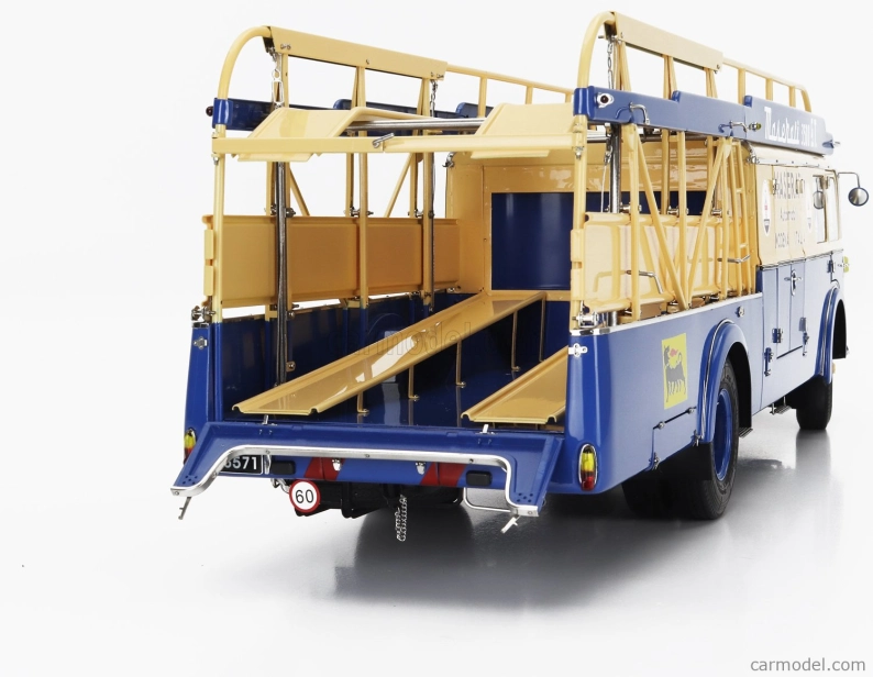 Cmc Fiat 642rn2 Nákladné auto Bartoletti Maserati Car Transporter 1957 1:18 Modrá žltá