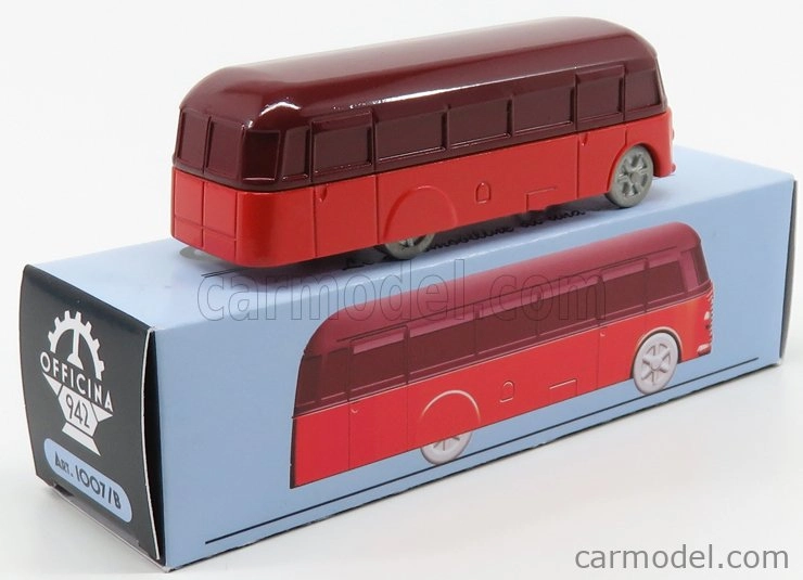 Officina-942 Fiat 626 Rnl Bus 1939 1:76 Červená oranžová