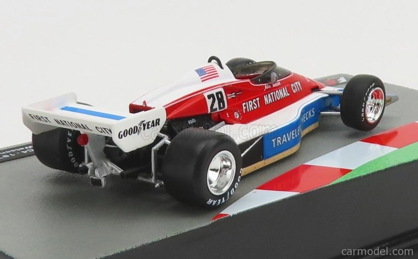 Edicola Penske F1 Pc4 N 28 Season 1976 John Watson 1:43 Bílá Červená Modrá