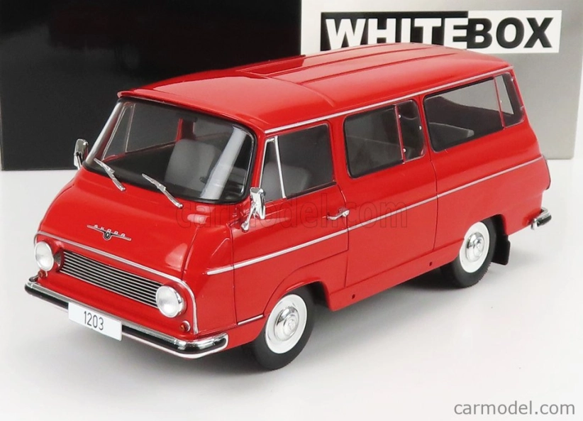 Whitebox Škoda 1203 Minibus 1968 1:24 Červená