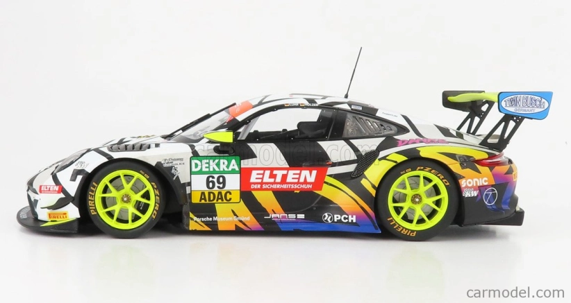 Minichamps Porsche 911 991-2 Gt3-r Iron Force By Ring Police Team N 69 1:18