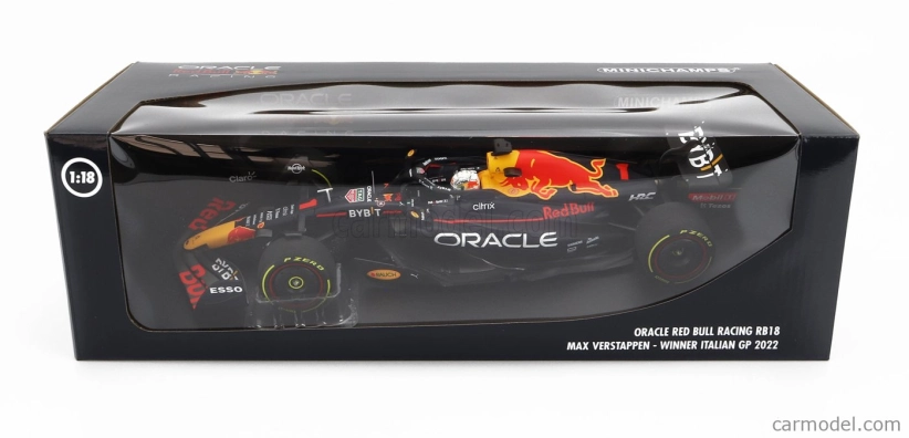 Minichamps Red bull F1 Rb18 Team Oracle Red Bull Racing N 1 1:18, tmavě modrá