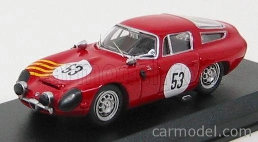 Najlepší model Alfa romeo Tz1 N 53 Sebring 1964 Stoddard - Kaser 1:43 Red