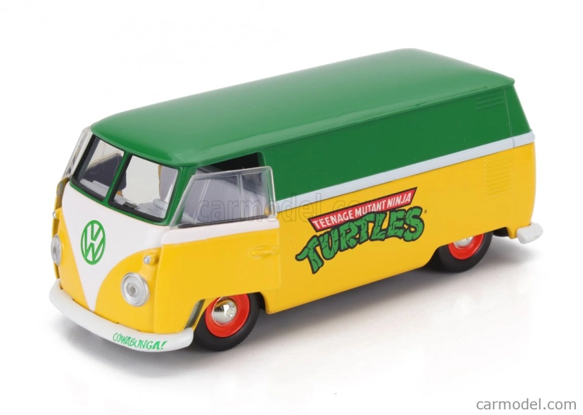 Jada Volkswagen T1 Van 1962 - Ninja Turtles - Tartarughe Ninja 1:32 Černá Zelená