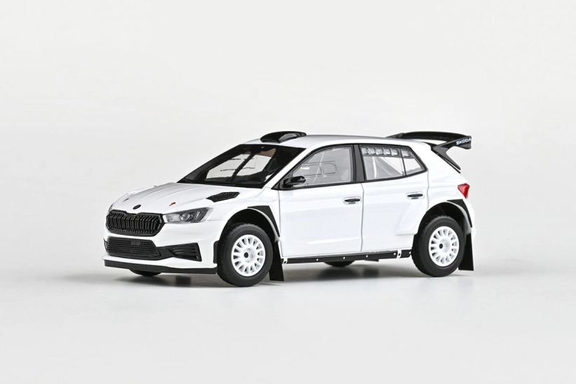 Abrex Škoda Fabia IV RS Rally2 (2022) 1:43 - Bílá