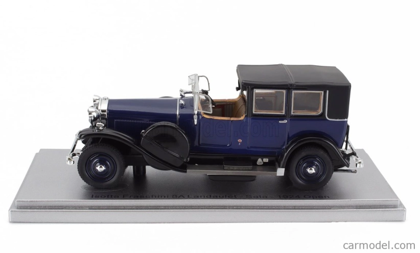 Kess-model Isotta fraschini Tipo 8a Landaulet Sala Semiconvertible Open 1924 1:43 Modrá Černá