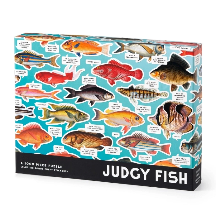 Galison Puzzle Rybí myšlenky 1000 dílků