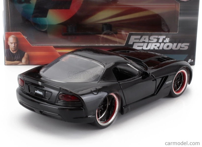 Jada Dodge Letty's Viper Srt-10 Coupe 2003 - Fast & Furious 7 1:32 čierna