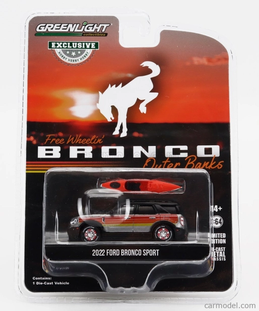 Greenlight Ford usa Bronco Sport Outer Banks With Kayak 2022 1:64 Různé