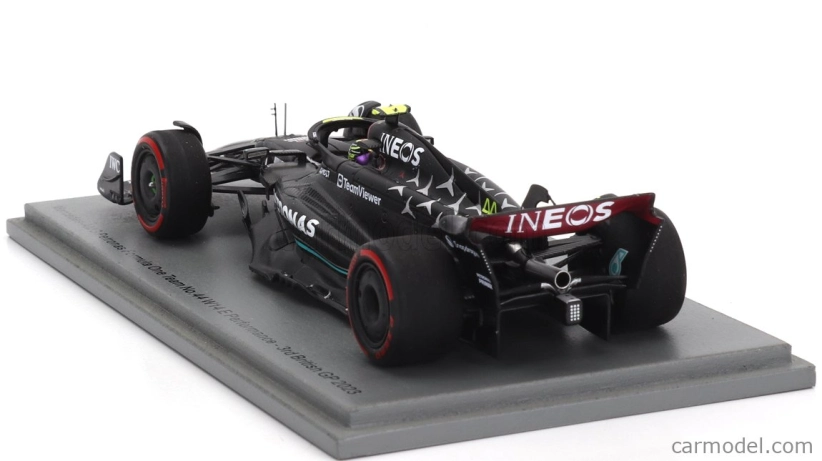 Spark-model Mercedes gp F1 W14 Team Mercedes-amg Petronas Formula One N 44 3rd British Gp 2023 Lewis Hamilton 1:43 Matt Black