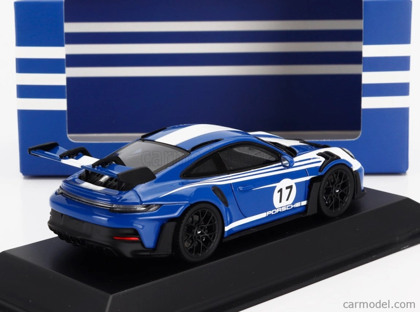 Spark-model Porsche 911 992 Gt3 Rs N 17 Racing Coupe 2023 1:43 Blue White