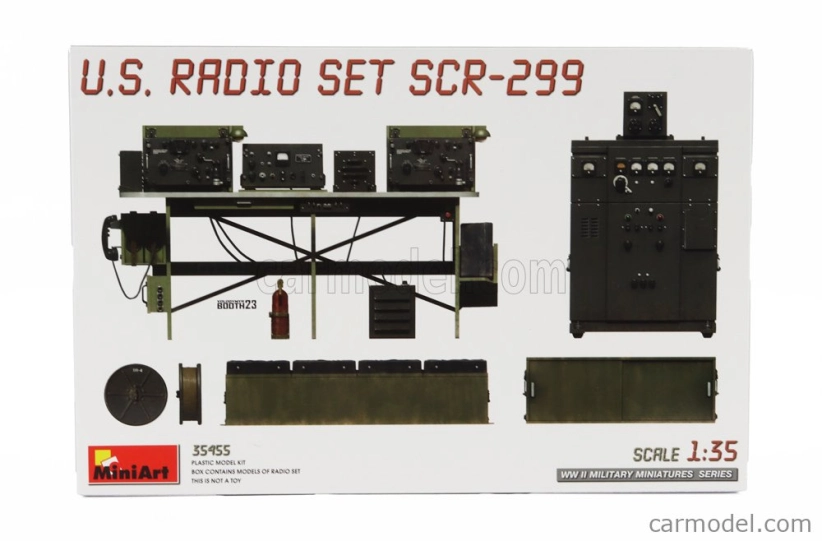 Miniart Príslušenstvo USA Rádiová súprava Scr-299 Vojenská 1:35 /