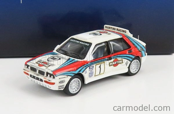 Ricko Lancia Delta Hf Integrale Evoluzione Ii Martini N 1 Rally Montecarlo 1992 1:87 Bílá Modrá Červená