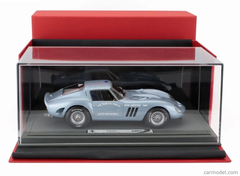 Bbr-models Ferrari 250 Gto S/n3589 Coupe Victoria High School 1965 1:18 Světle Modrá Met