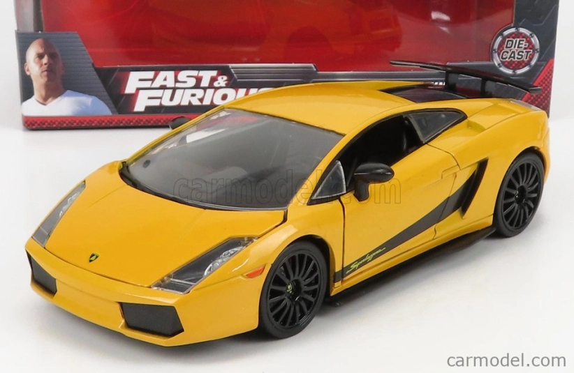 Jada Lamborghini Gallardo Superleggera 2007 - Fast & Furious 1:24 Žlutá