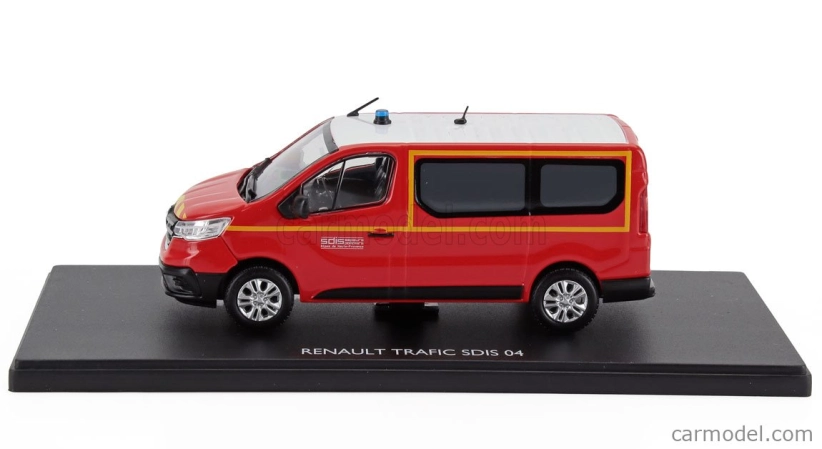 Eligor Renault Trafic Minibus Sdis 04 Sapeurs Pompiers 2024 1:43 Červená Bílá