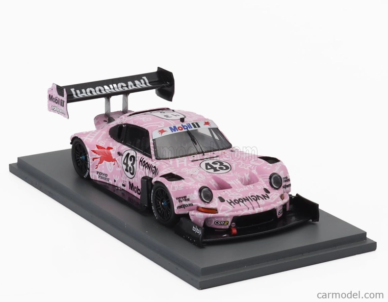 Spark-model Porsche 911 (912 Base) Hoonipigasus 1400hp N 43 Rally Pikes Peak Hill Climb 2022 Ken Block 1:43 Ružová Biela Čierna