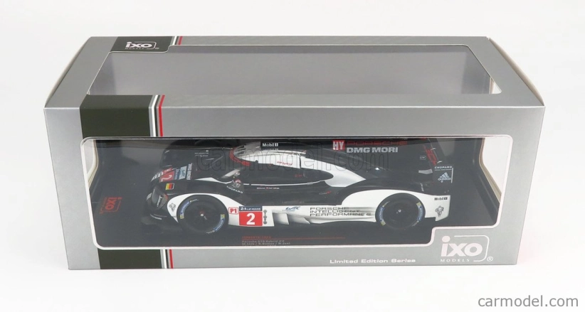 Ixo-models Porsche 919 Hybrid 2.0l Turbo Team Porsche N 2 Winner 24h Le Mans 2016 R.dumas - N.jani - M.lieb 1:18 Black White