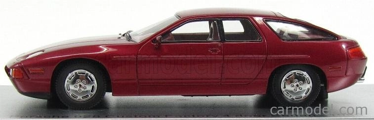 Kess-model Porsche 928 Custom Factory 4-dverový sedan 1986 1:43 Red Met