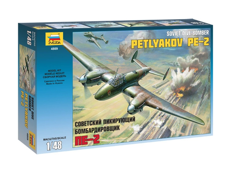 Zvezda lietadlo Petlyakov Pe-2 (1:48)