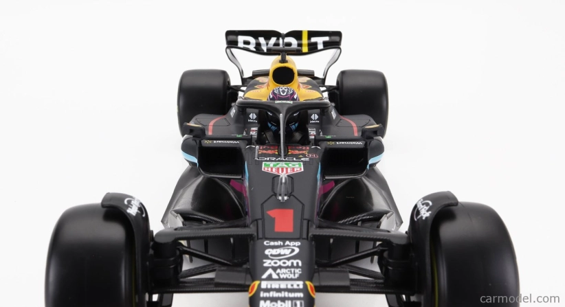 Bburago Red bull F1 Rb19 Team Oracle Red Bull Racing N 1 World Champion Winner Miami Gp 2023 Max Verstappen 1:18 Matt Blue