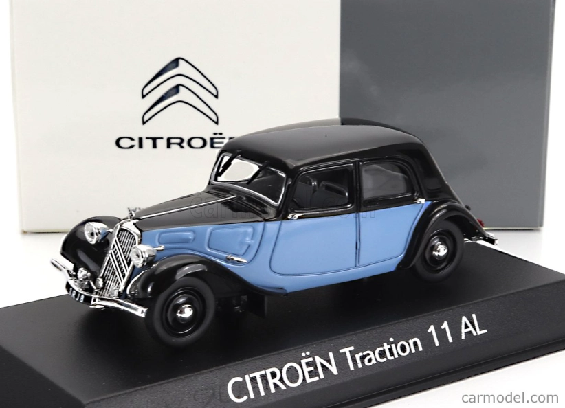 Norev Citroen Traction Avant 11cv 1935 1:43 Modrá Černá