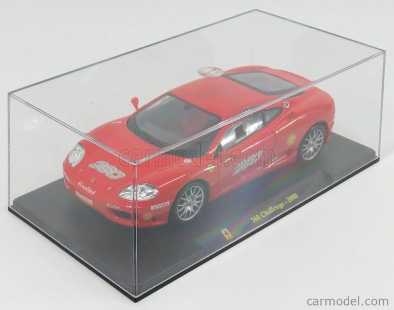 Edicola Ferrari 360 Challenge N 360 2000 - Con Vetrina - S vitrínou 1:24 červená