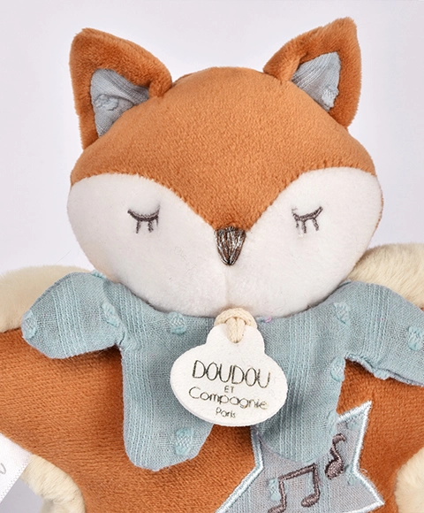 Doudou Dárková sada Plyšová liška Timo hrající melodii 16 cm