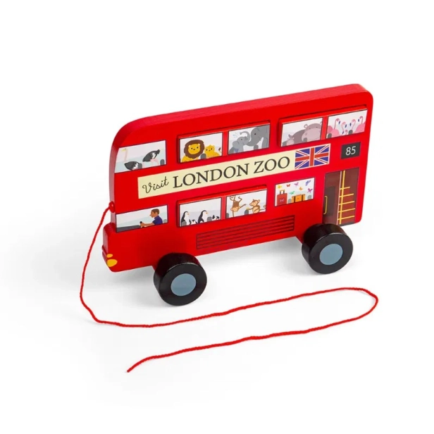 Bigjigs Toys Hračka na ťahanie londýnskeho autobusu