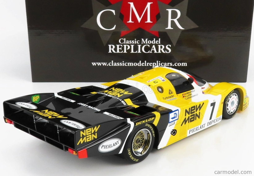 Cmr Porsche 956l Turbo Team Newman Joest Racing N 7 Winner 24h Le Mans 1984 K.ludwig - H.pescarolo - S.johansson 1:12 Žlutá Černá