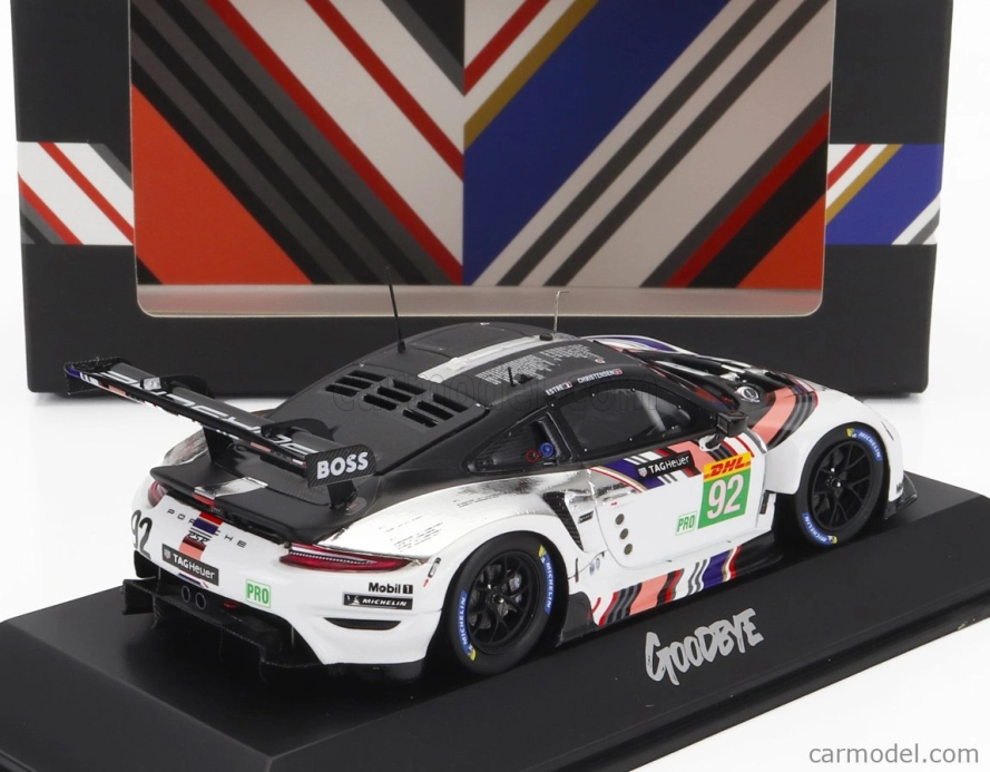 Spark-model Porsche 911 991-2 Rsr-19 Goodbye Team Porsche Gt N 92 8h Bahrain Wec 2022 K.estre - M.christensen 1:43 Biela Čierna