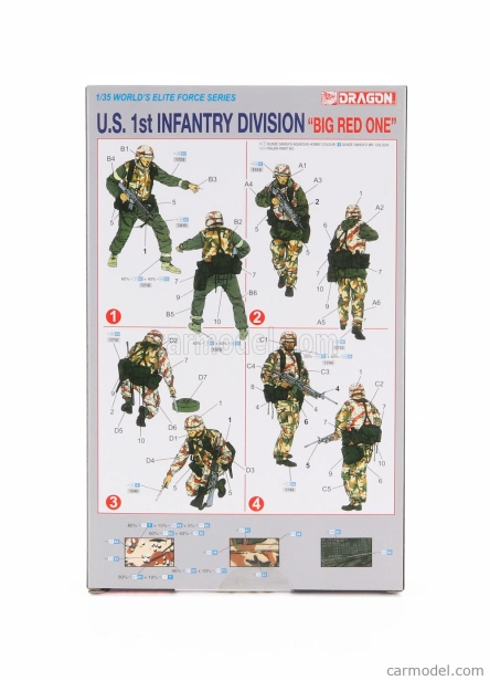 Dragon armor Accessories Usa Infantry Division Big Red One Military Figures 1:35 /