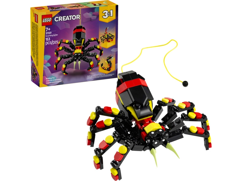LEGO Creator – Divoké zvieratá: Prekvapivý pavúk