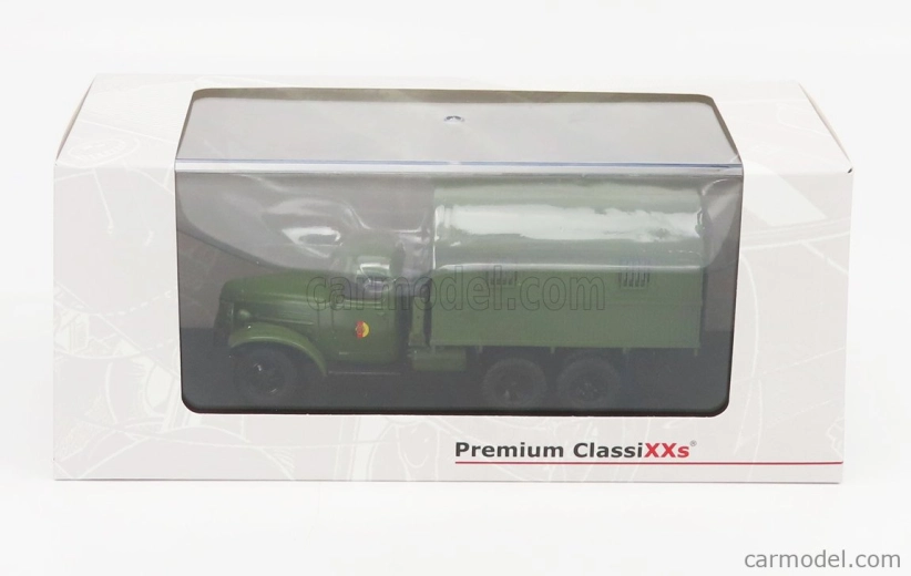 Premium classixxs ZIL 151 Kung-1m Nva Truck 3-assi 1951 1:43 Vojenská zelená