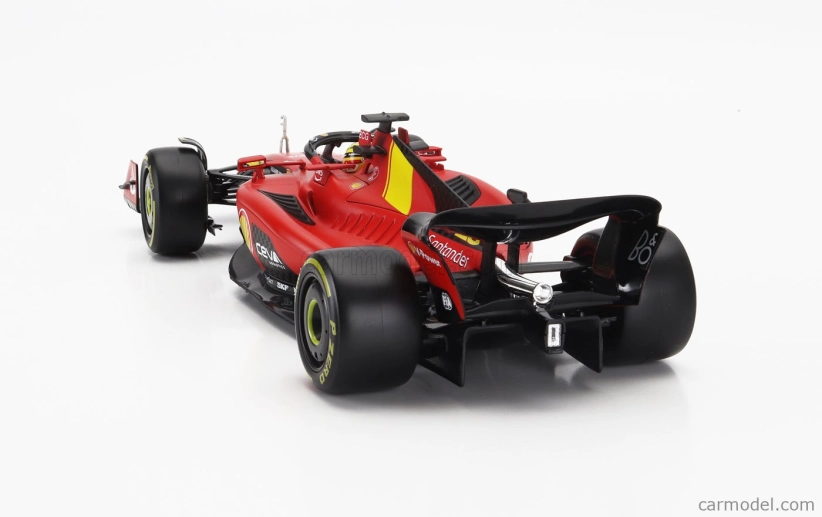 Bburago Ferrari F1  Sf-23 Team Scuderia Ferrari N 16 4th Monza Italy Gp 2023 Charles Leclerc 1:18 Červená Černá Žlutá