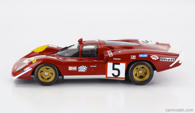 Werk83 Ferrari 512s 5.0l V12 Team Sefac Spa Ferrari N 5 24h Le Mans 1970 Jacky Ickx - Peter Schetty 1:18 Red