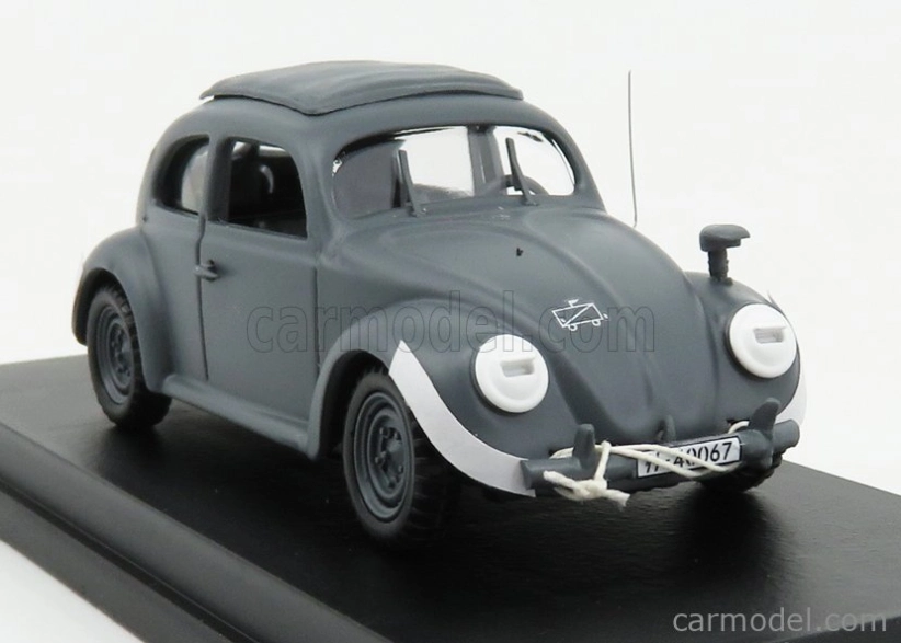 Rio-models Volkswagen Beetle Maggiolino Kafer 1942 - s registračnou značkou 1:43 sivá