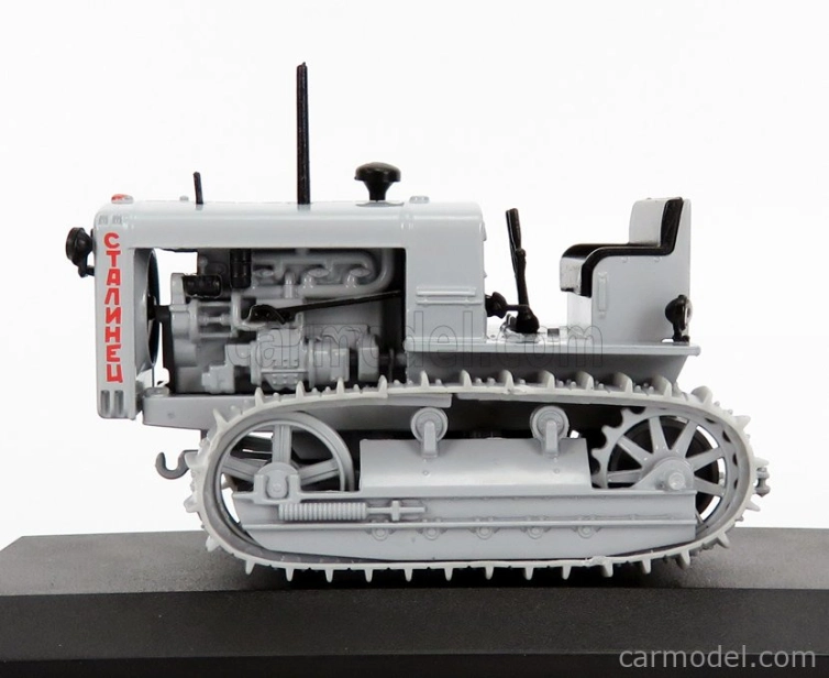 Edicola Stalinets 65 Tractor Cingolato 1937 - Damage Blister Box 1:43 Světle Šedá