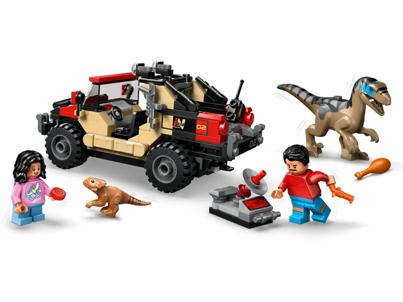 LEGO Jurský svet - Útek pred raptorom v terénnom aute