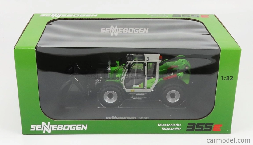 Universal hobbies Sennebogen 355e Teleskopický traktor - Elevatore 1:32 Svetlozelená