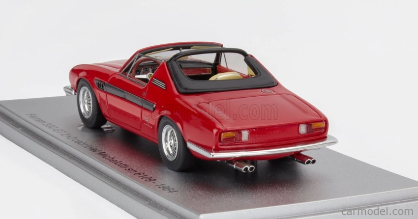 Kess-model Ferrari 330 Gt 2+2 Sn.6109 Michelotti Cabriolet Otvorené 1964 1:43 Červená čierna