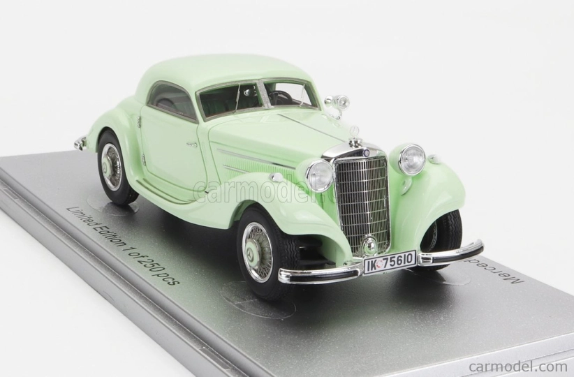 Kess-model Mercedes Benz 320n (w142) Combination Coupe 1938 1:43 Veľmi svetlá zelená