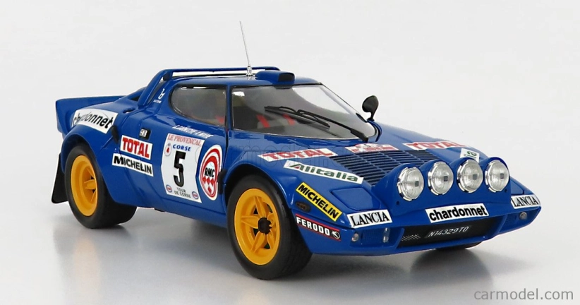 Kyosho Lancia Stratos Hf (night Version) N 5 1:18, modrá