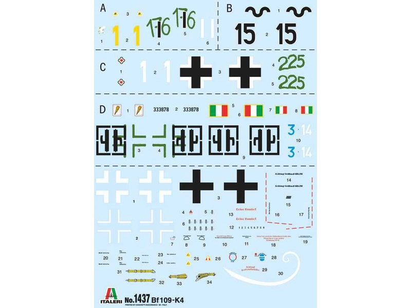 Italeri Messerschmitt Bf-109 K-4 (1:48)