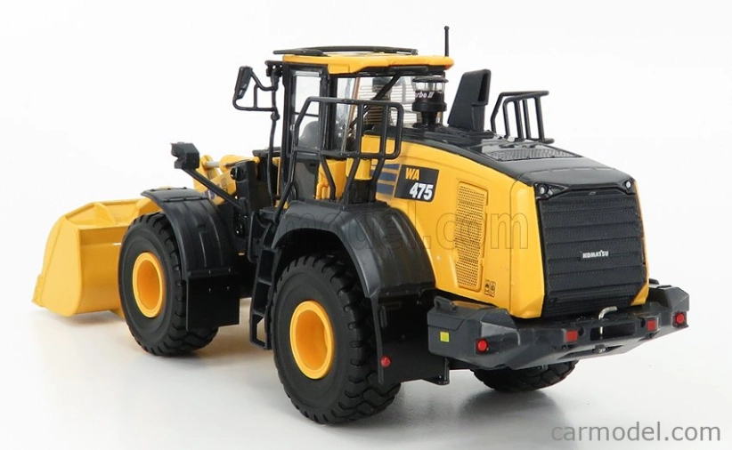 Universal hobbies Komatsu Wa475-10 Ruspa Gommata - škrabací traktor 1:50 žltá čierna
