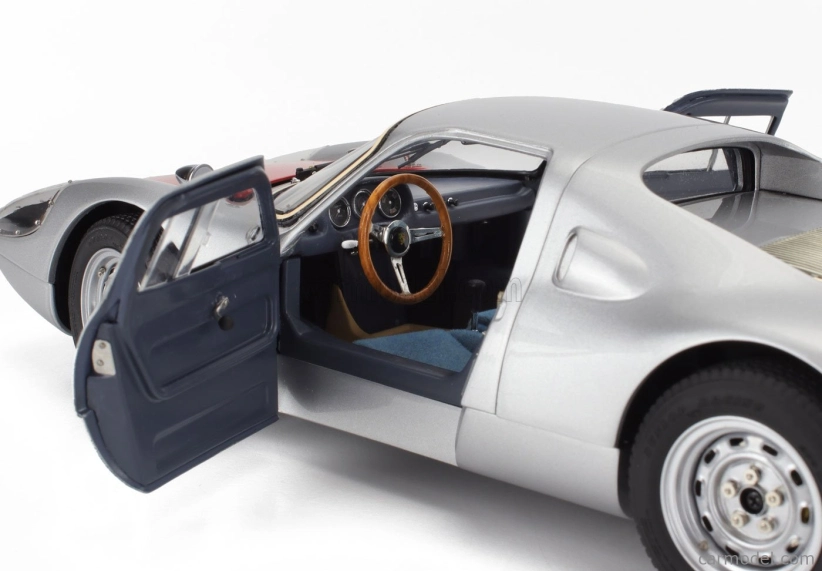 Cmc Porsche 904 Carrera Gts Ch.904-025 N 26 Silverstone International Grand Touring 1964 Innes Ireland 1:18 Silver Red