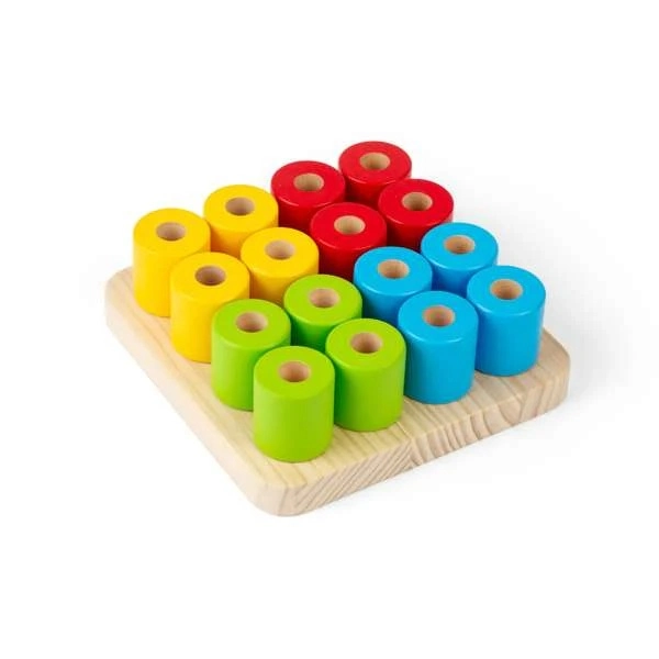 Bigjigs Toys Balančné valčeky na podstavci – poškodený obal